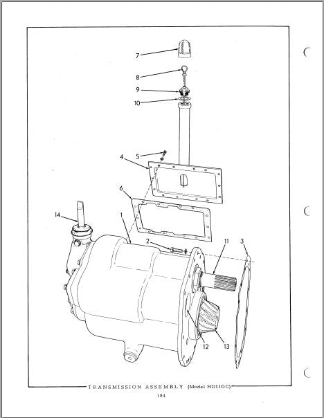 catalago de pecas tratores HD-11G-HD11GC fiat allis