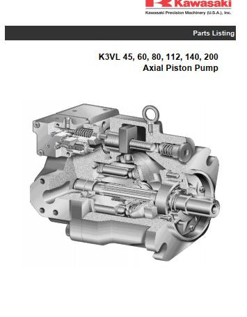 CATALOGO DE PEÇAS PDF BOMBA K3VL 45 60 80 112 140 200 - KAWASAKI