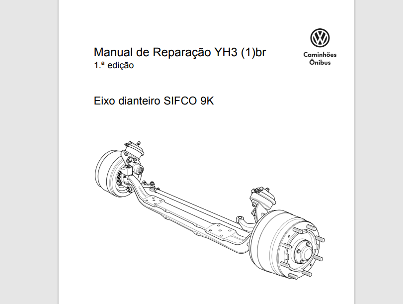 MANUAL DE SERVIÇO EIXO DIANTEIRO - SIFCO 9K