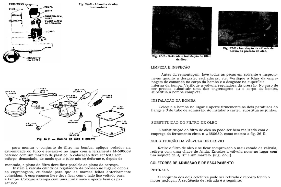Página interna 1 — Apostila Técnica Chevrolet Motor Opala
