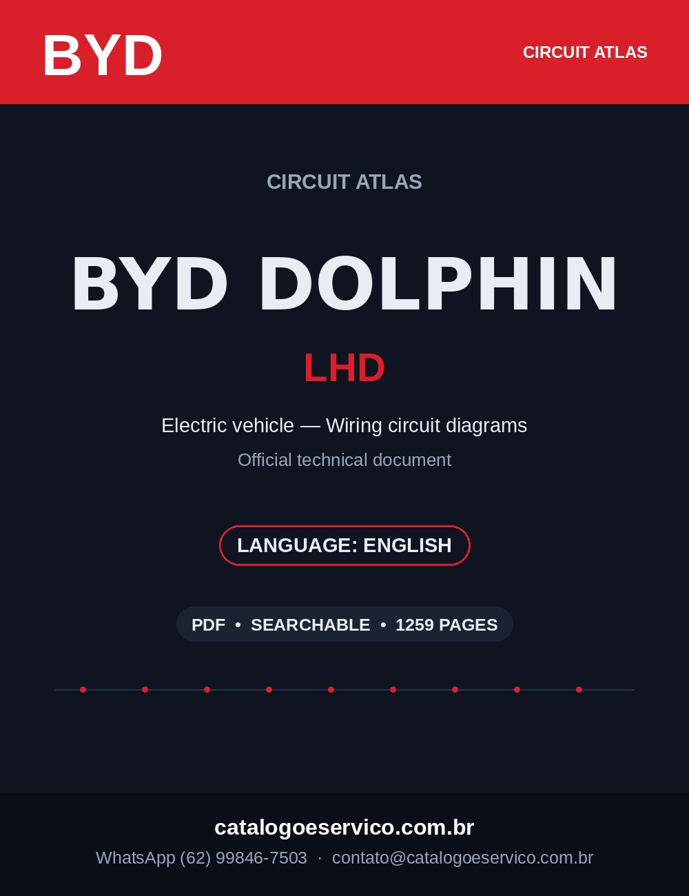 Atlas de Circuitos BYD Dolphin LHD (Inglês)