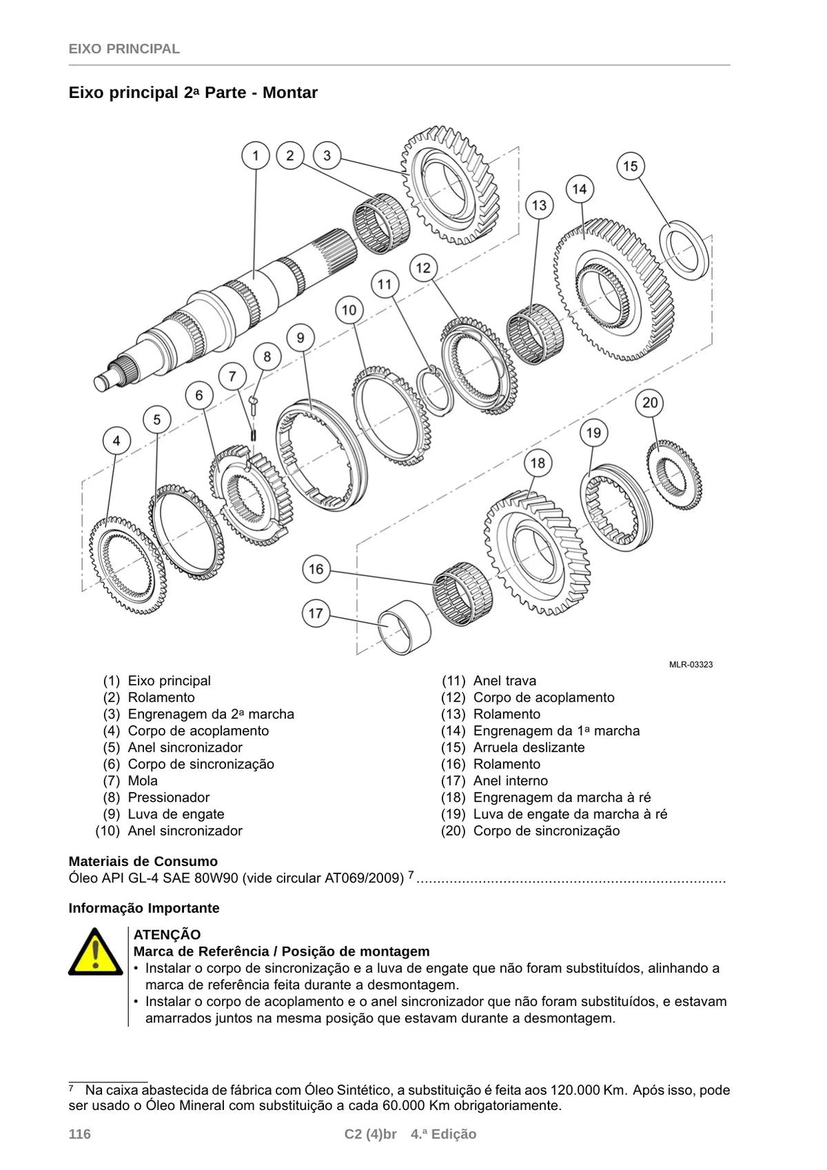 Caixa de Mudanças 6S1010BO — transmissão, figura técnica 2