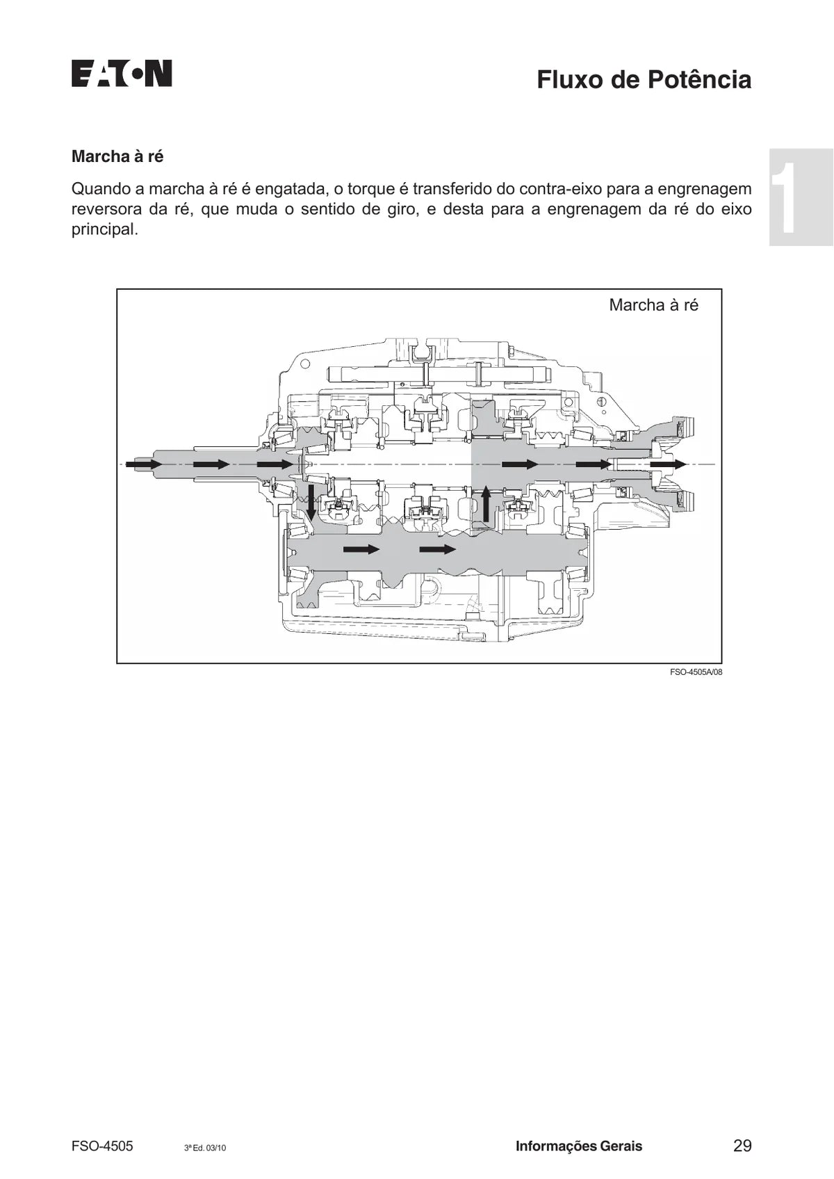 Eaton Caixa de Mudanças Fso 4505 — transmissão, figura técnica 2