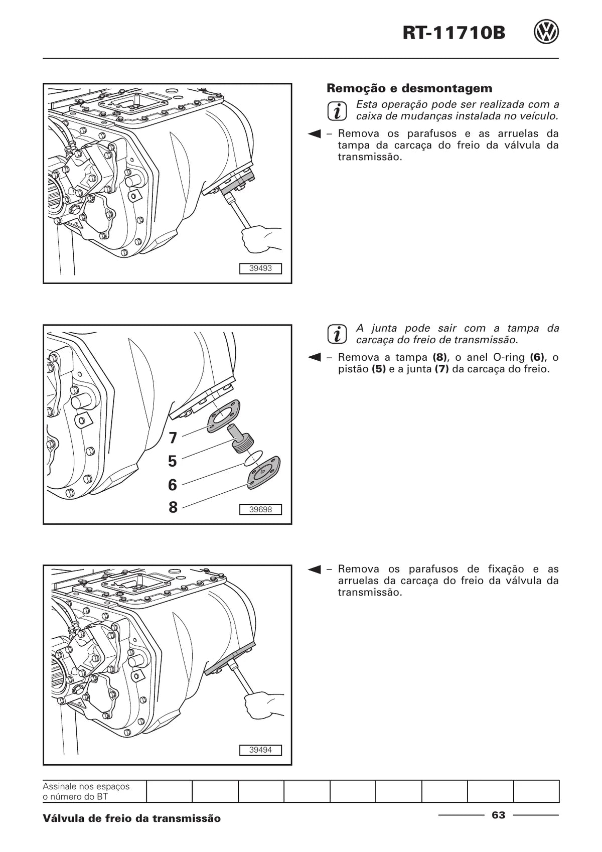 Caixa de Mudanças RT11710B — transmissão, figura técnica 3