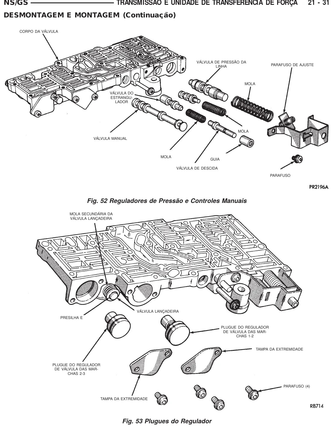 Chrysler A604 / 41TE — figura técnica 1
