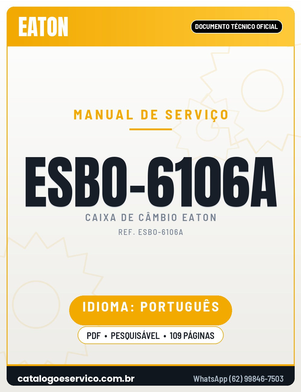 Manual de Serviço EATON ESBO-6106A