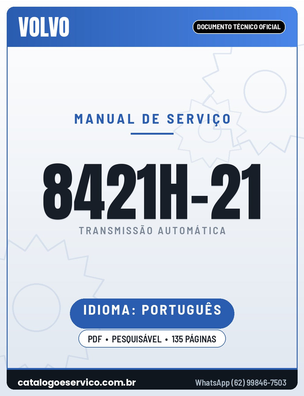 Manual de Serviço VOLVO 8421H-21