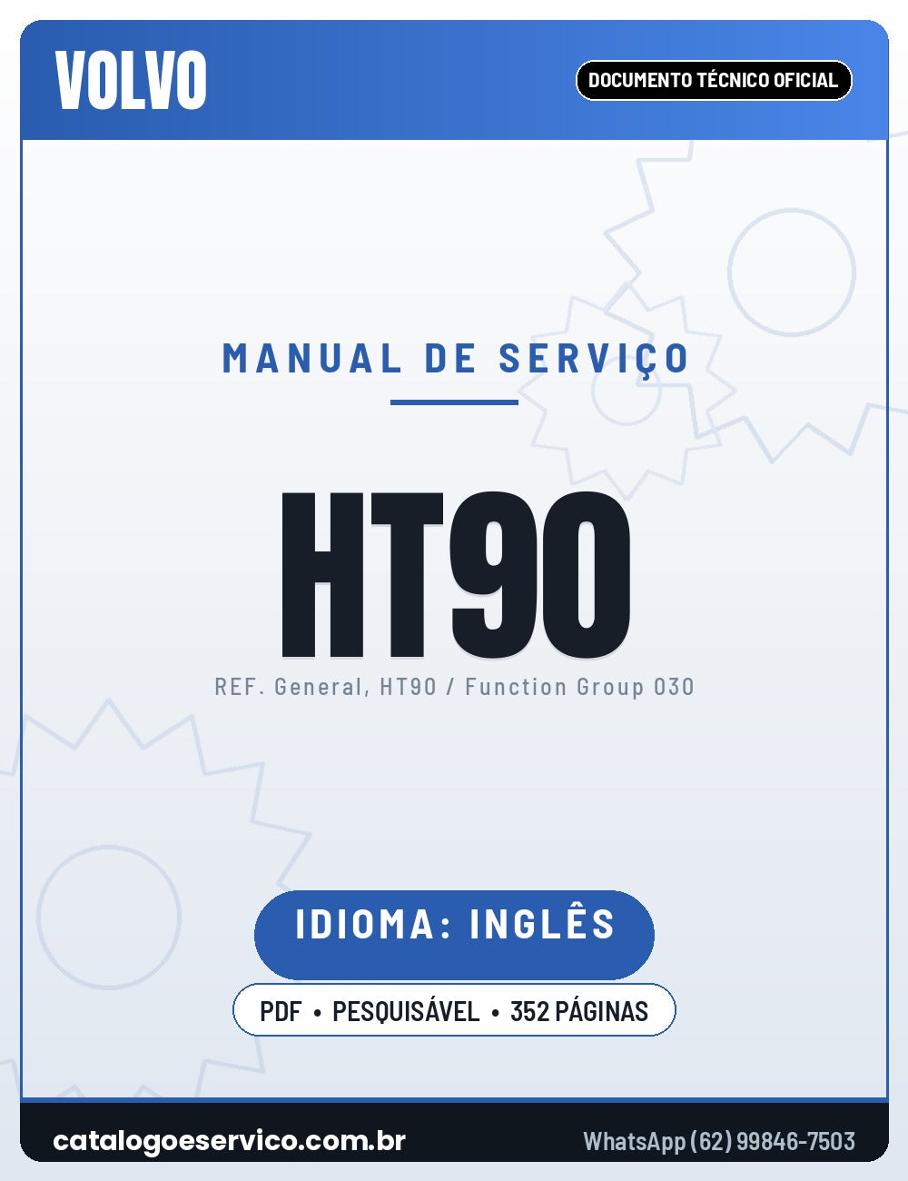 Manual de Serviço VOLVO HT90