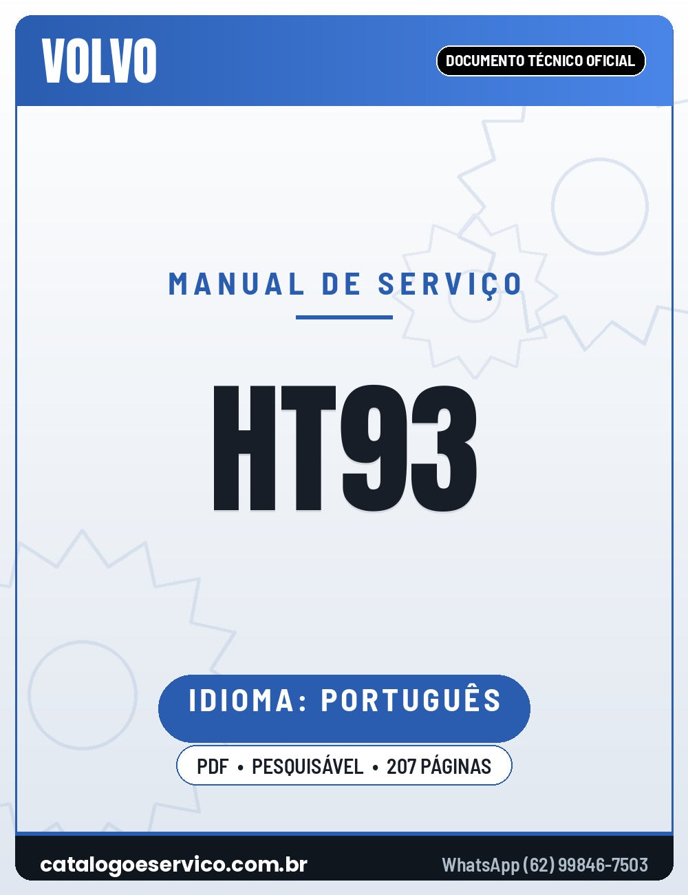 Manual de Serviço VOLVO HT93