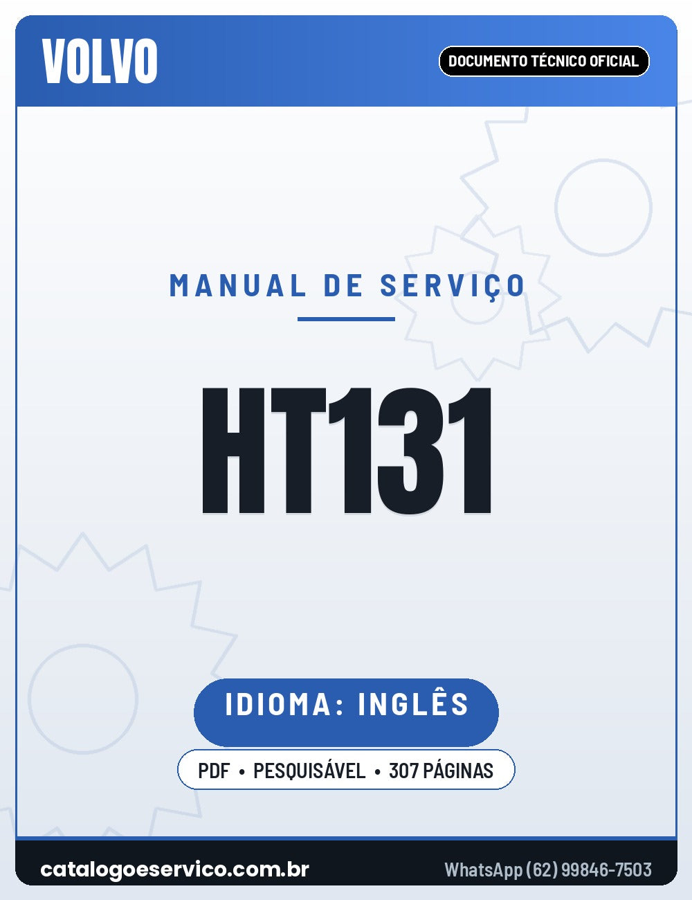 Manual de Serviço VOLVO HT131