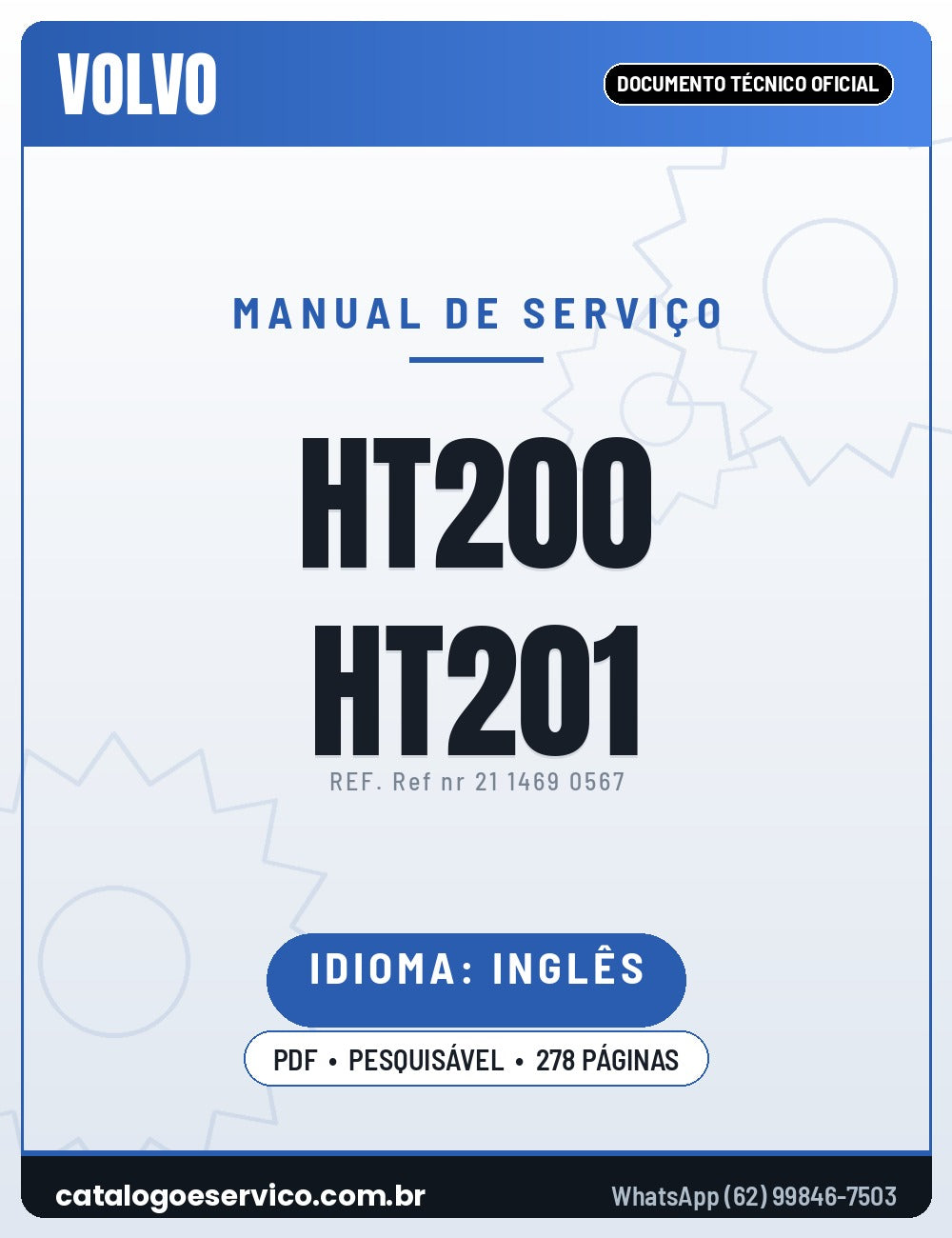 Manual de Serviço VOLVO HT200 HT201