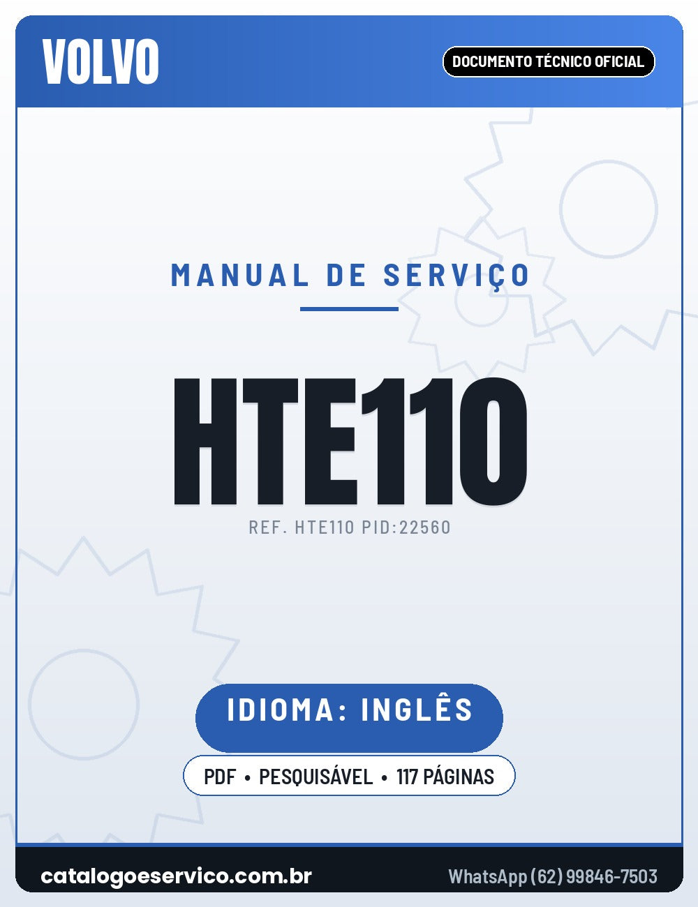 Manual de Serviço VOLVO HTE110