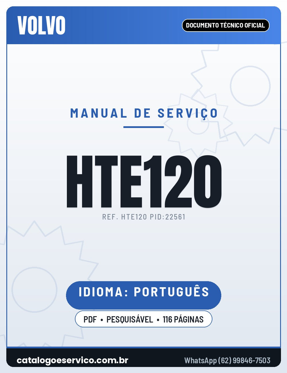 Manual de Serviço VOLVO HTE120