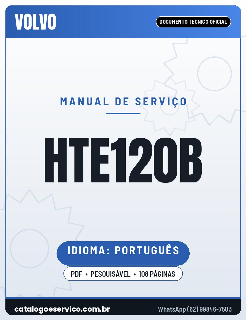 Manual de Serviço VOLVO HTE120B