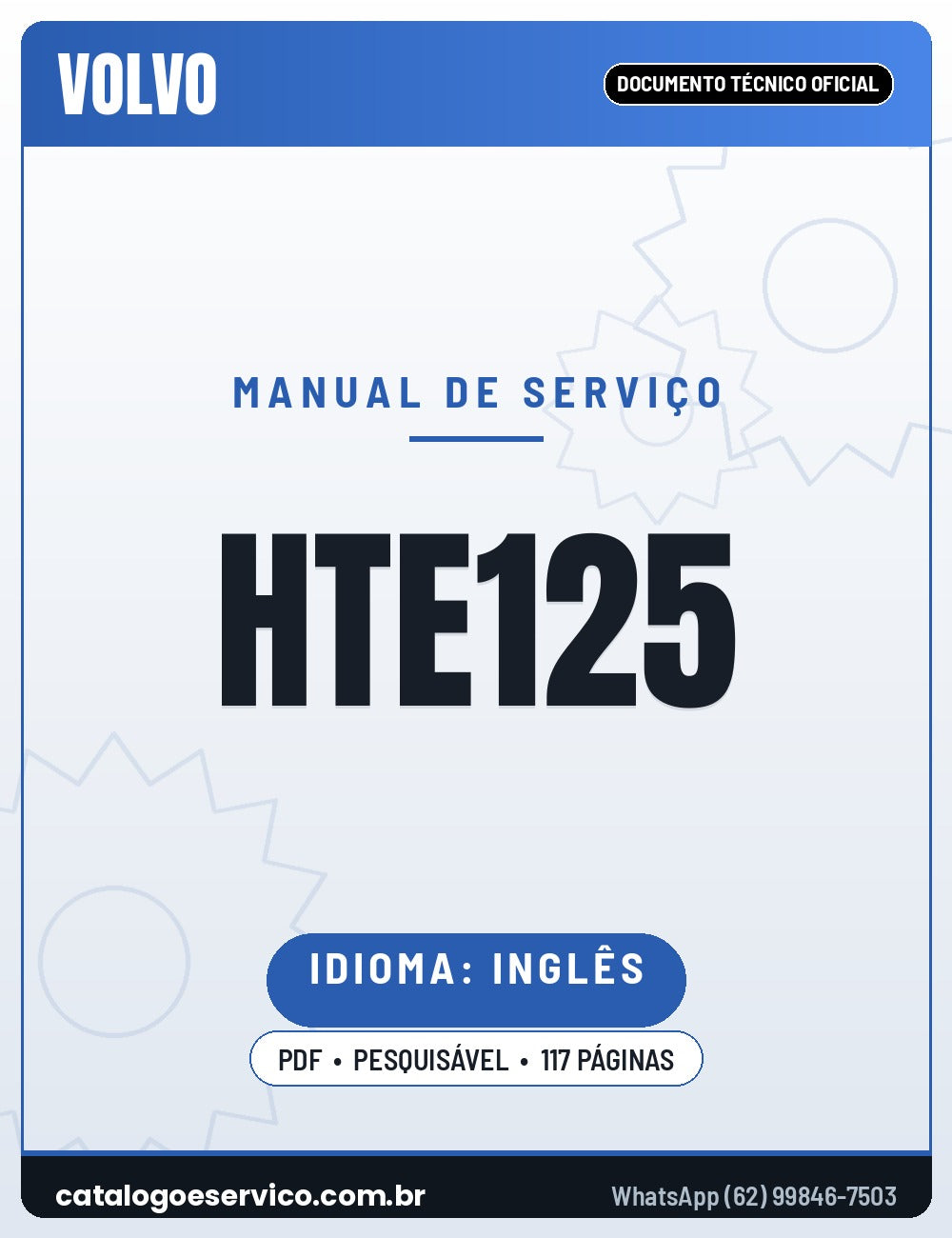 Manual de Serviço VOLVO HTE125