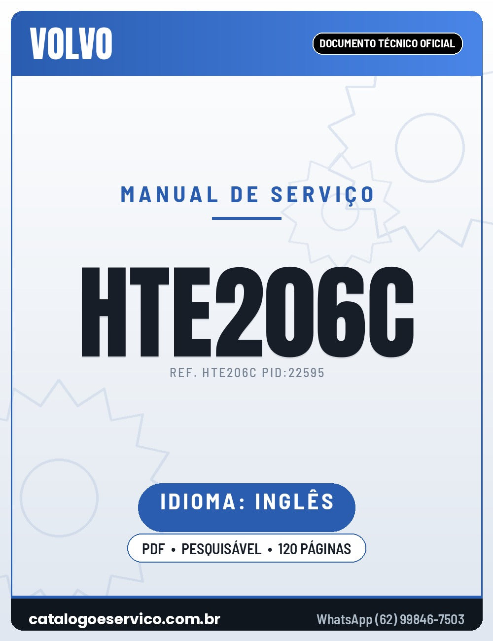 Manual de Serviço VOLVO HTE206C