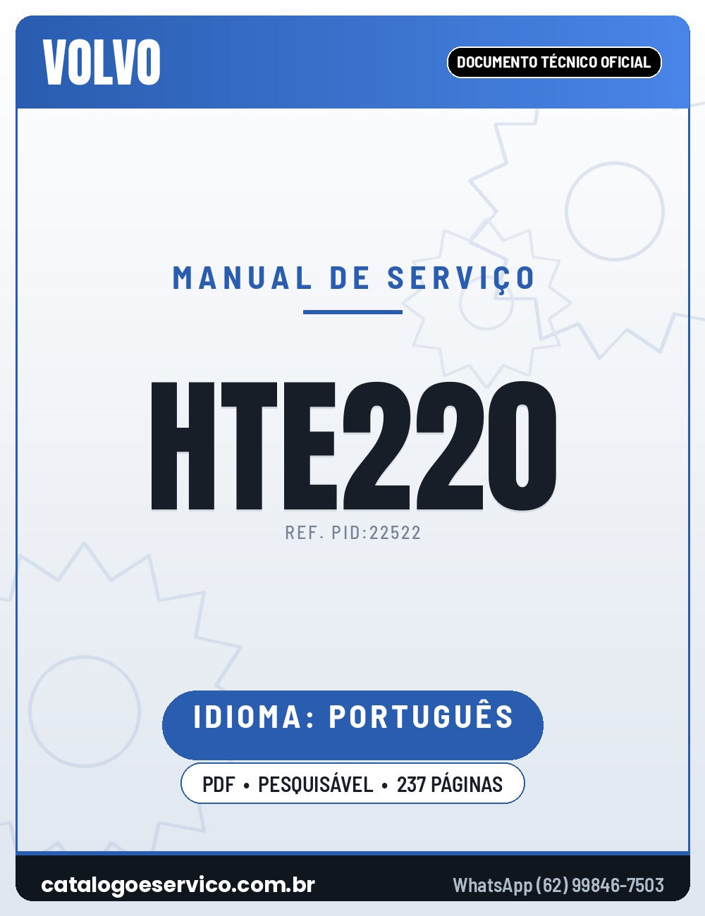 Manual de Serviço VOLVO HTE220
