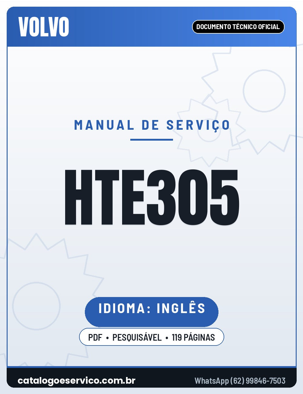 Manual de Serviço VOLVO HTE305