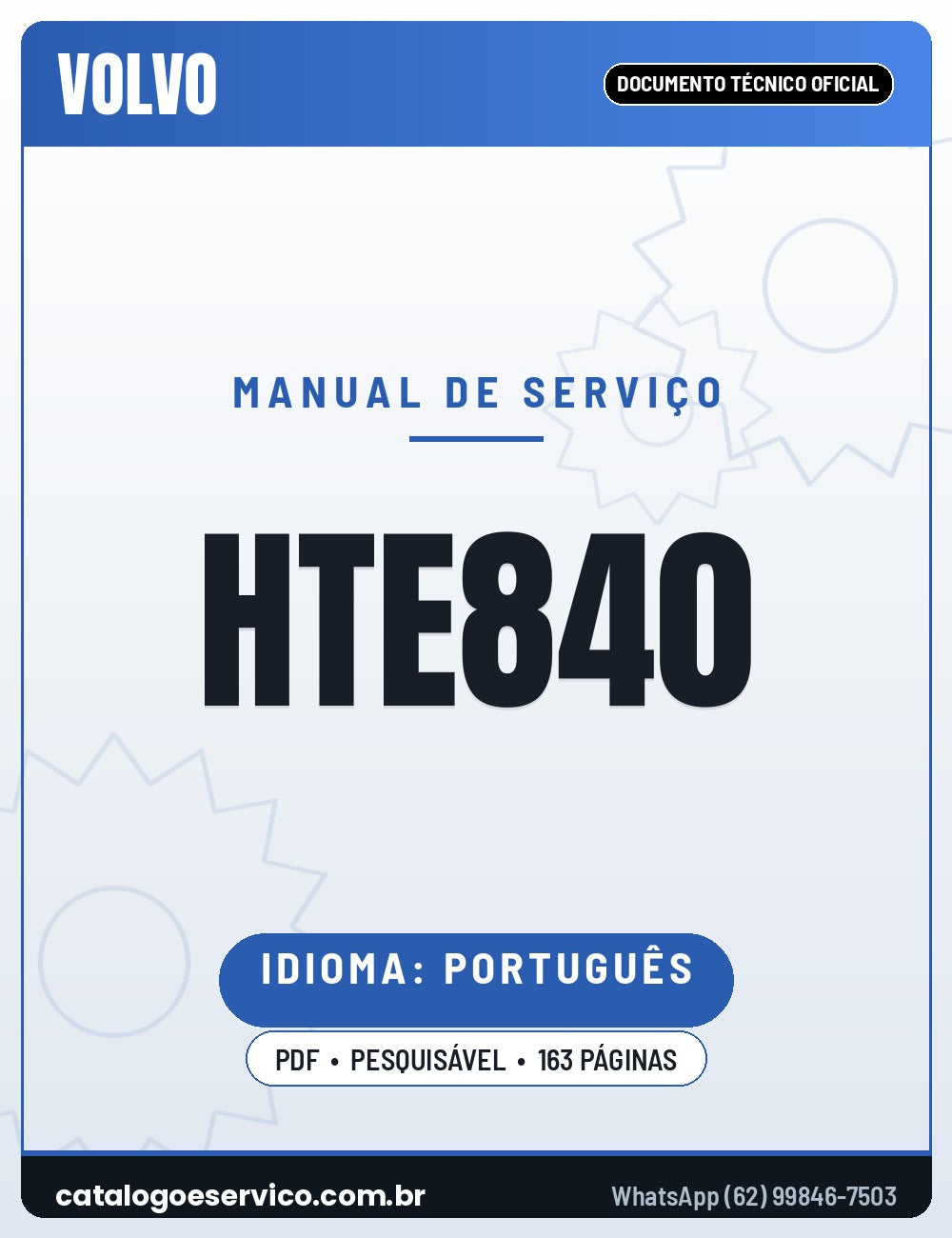 Manual de Serviço VOLVO HTE840