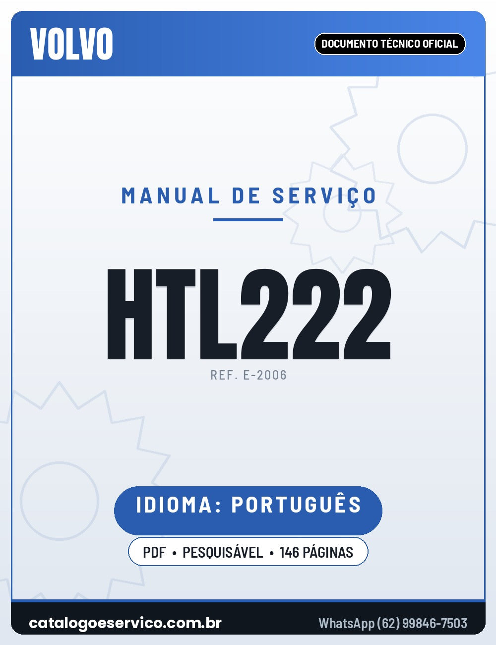 Manual de Serviço VOLVO HTL222