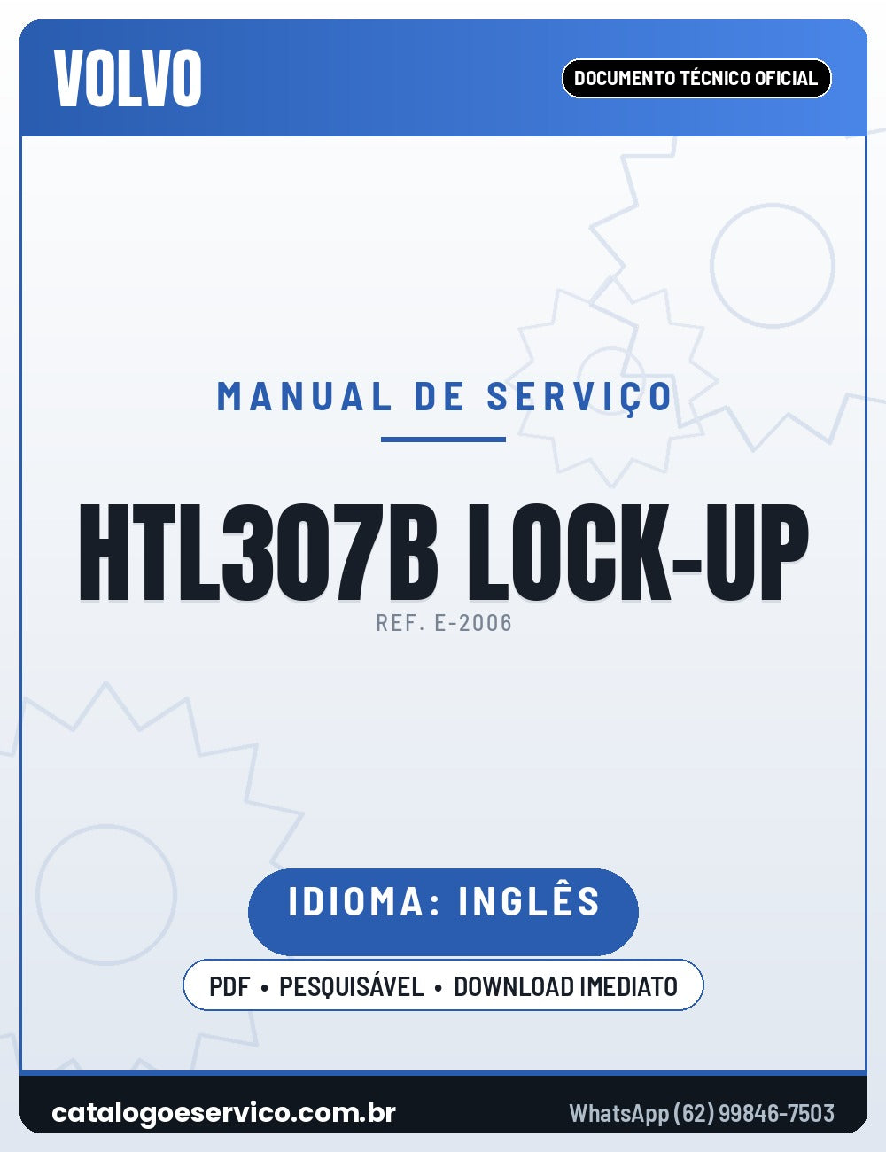 Manual de Serviço VOLVO HTL307B LOCK-UP