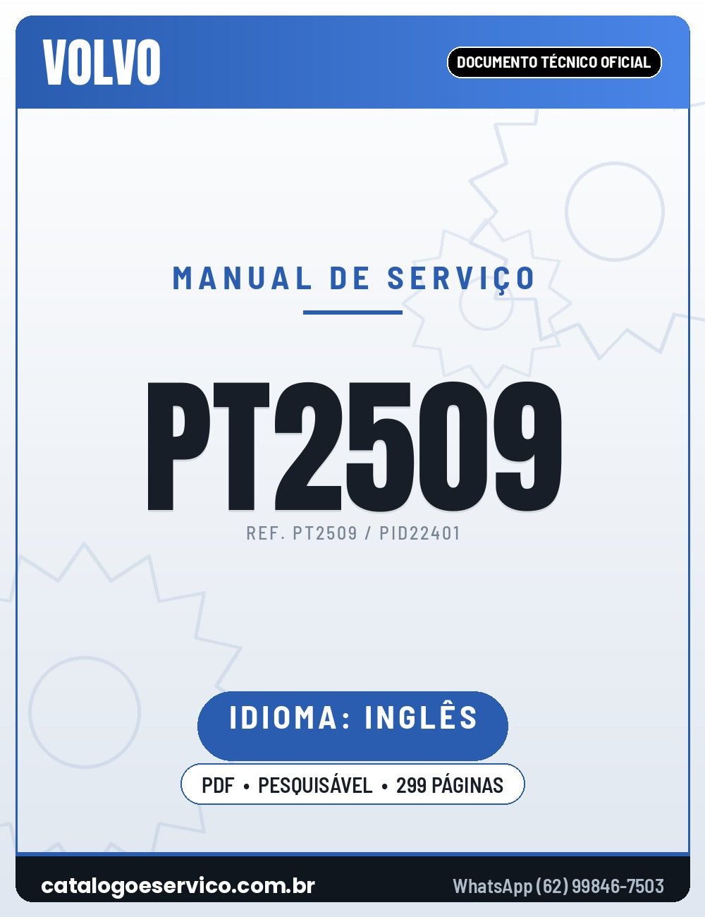 Manual de Serviço VOLVO PT2509