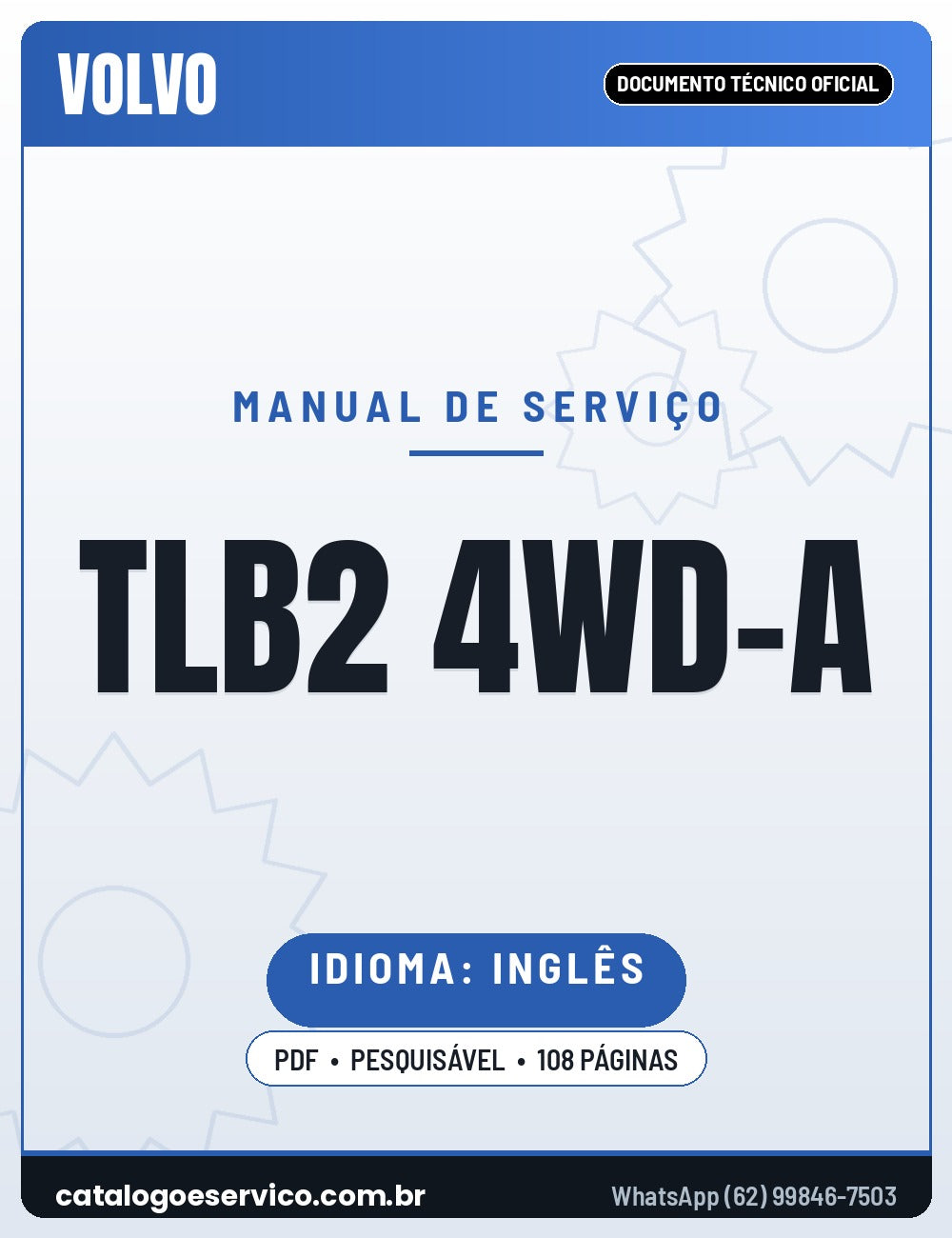 Manual de Serviço VOLVO TLB2 4WD-A