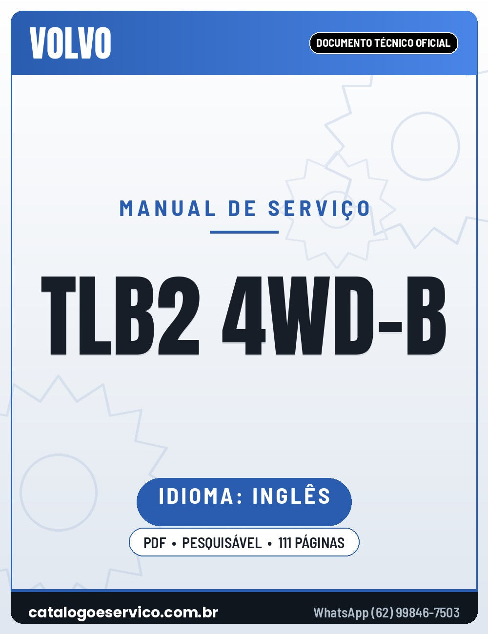 Manual de Serviço VOLVO TLB2 4WD-B