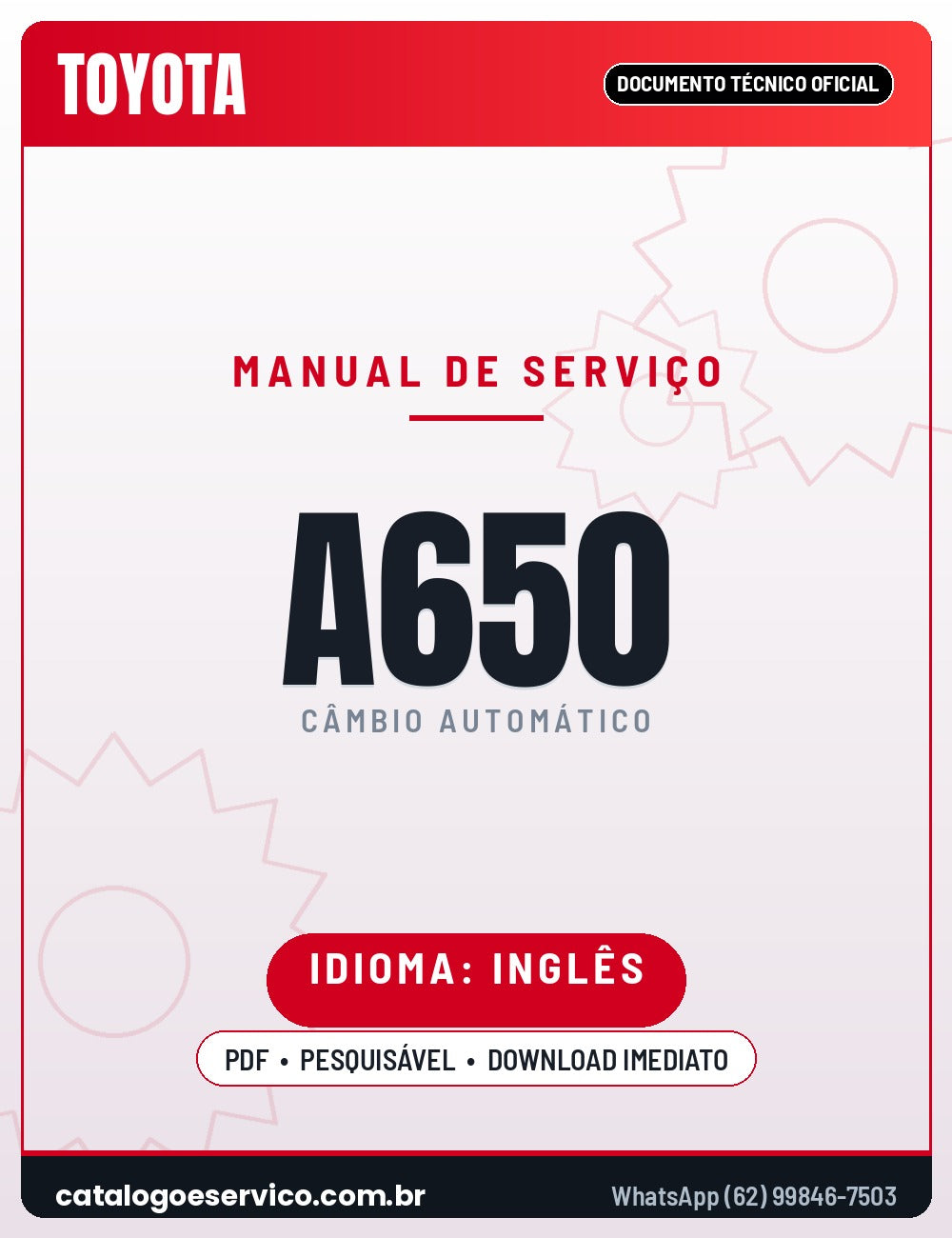 Manual de Serviço TOYOTA A650
