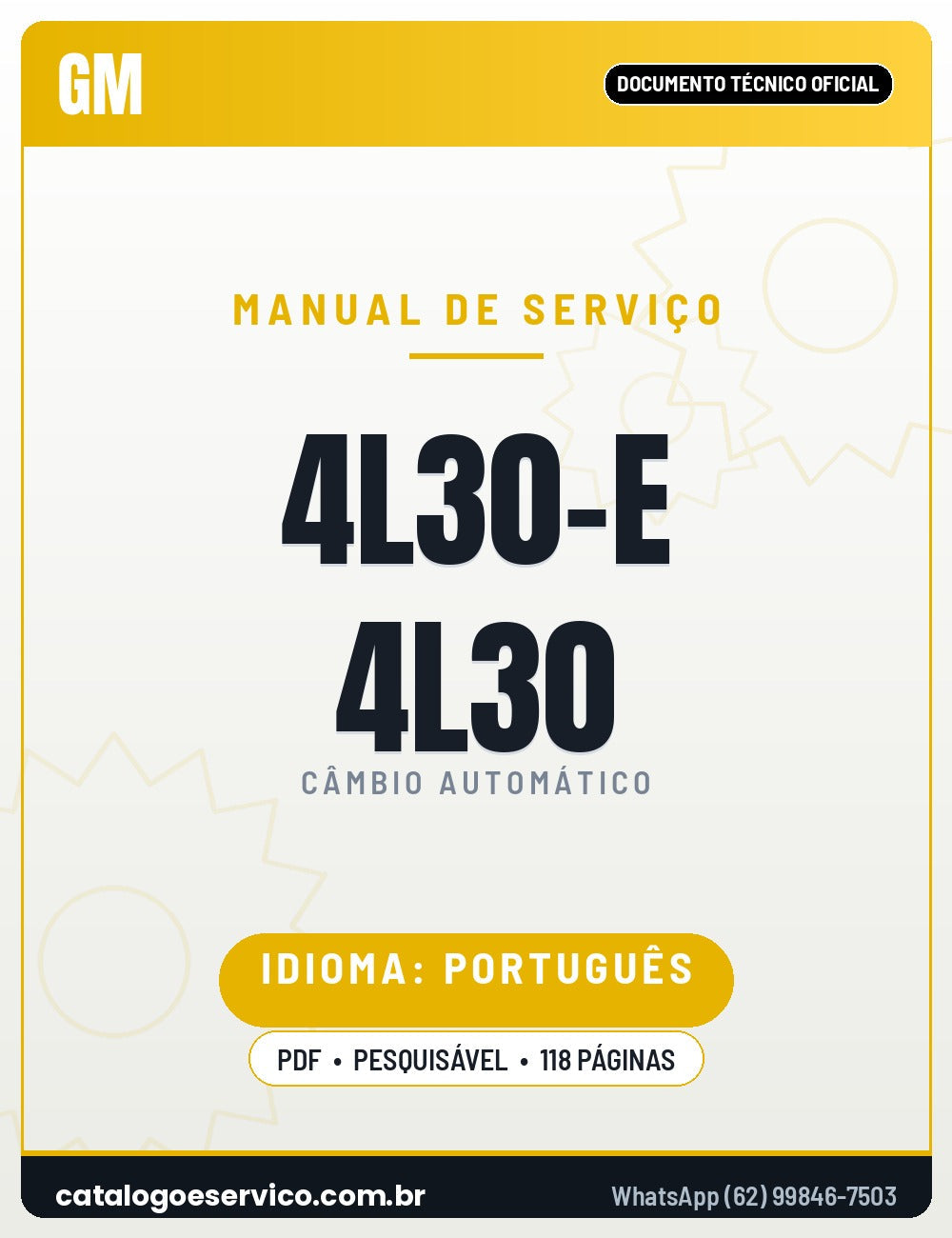 Manual de Serviço GM 4L30-E 4L30