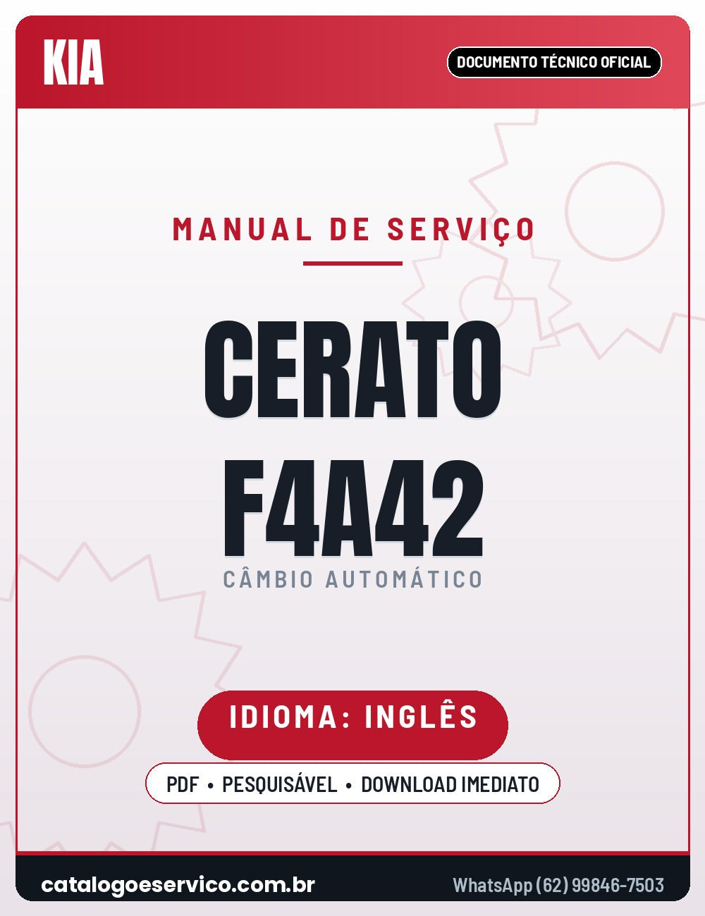 Manual de Serviço KIA CERATO F4A42