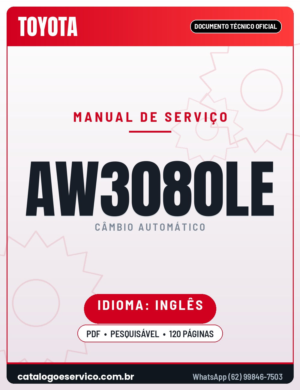 Capa - Manual de Reparação Aisin-Warner AW30-80LE