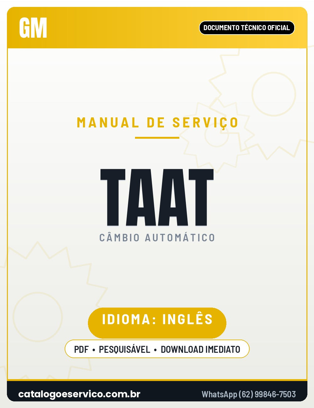 Manual de Serviço GM TAAT