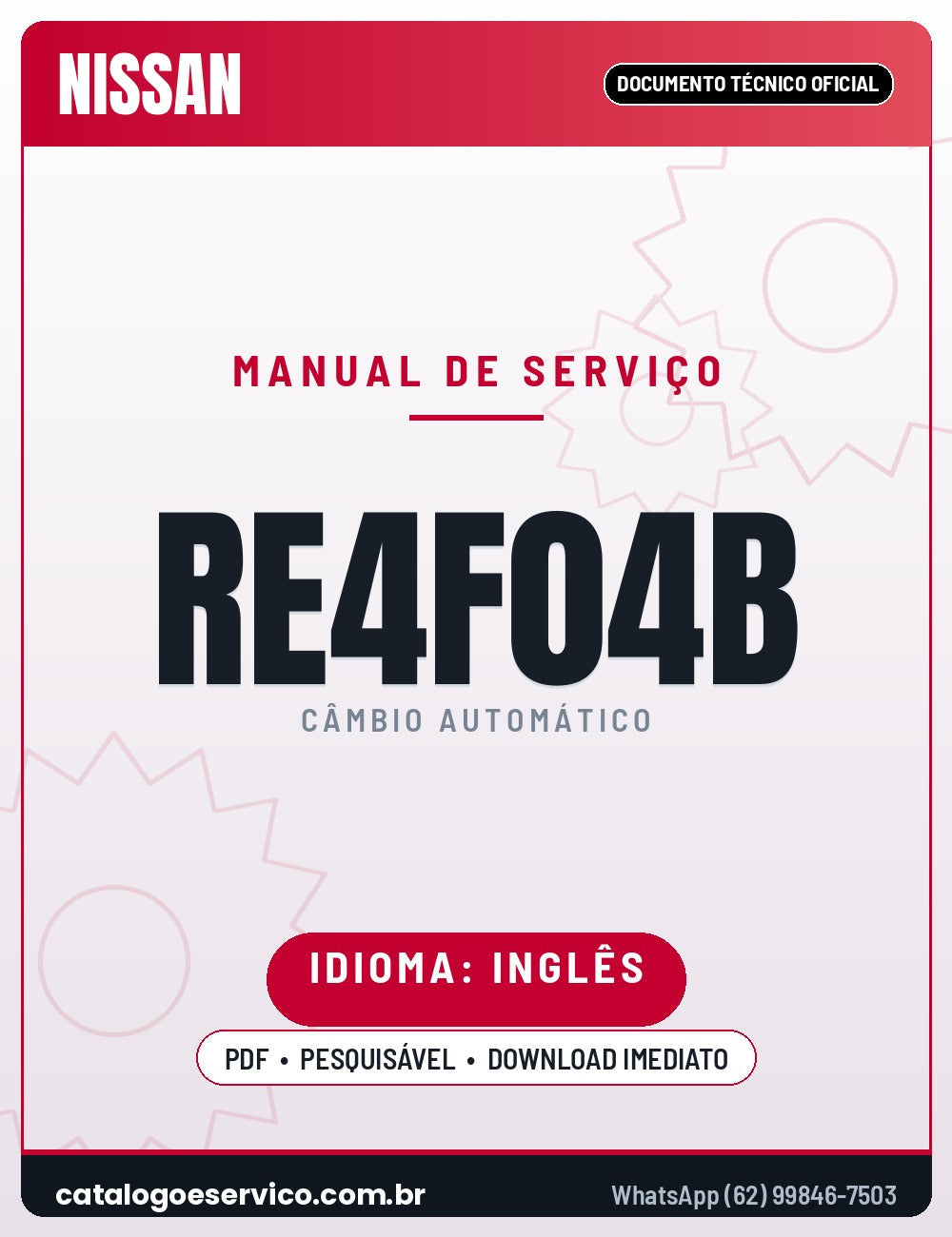 Manual de Serviço NISSAN RE4F04B
