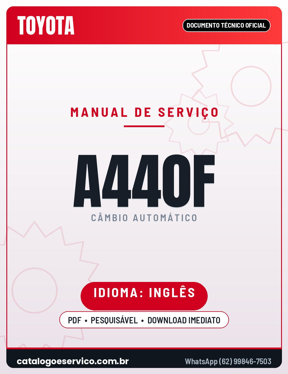 Capa - Manual de Reparação Toyota A440F