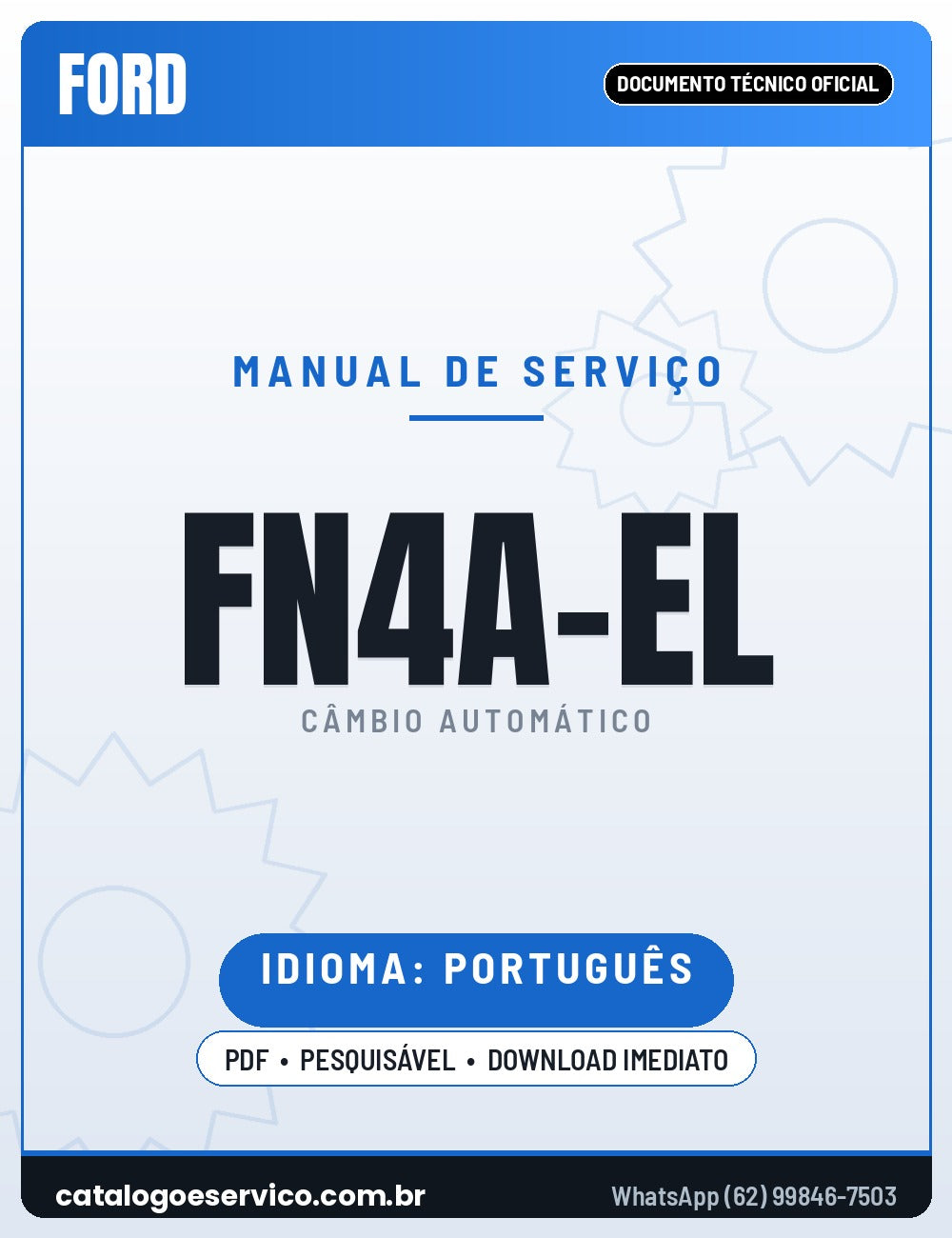 Capa - Manual de Reparação Ford / Mazda FN4A-EL / 4F27E