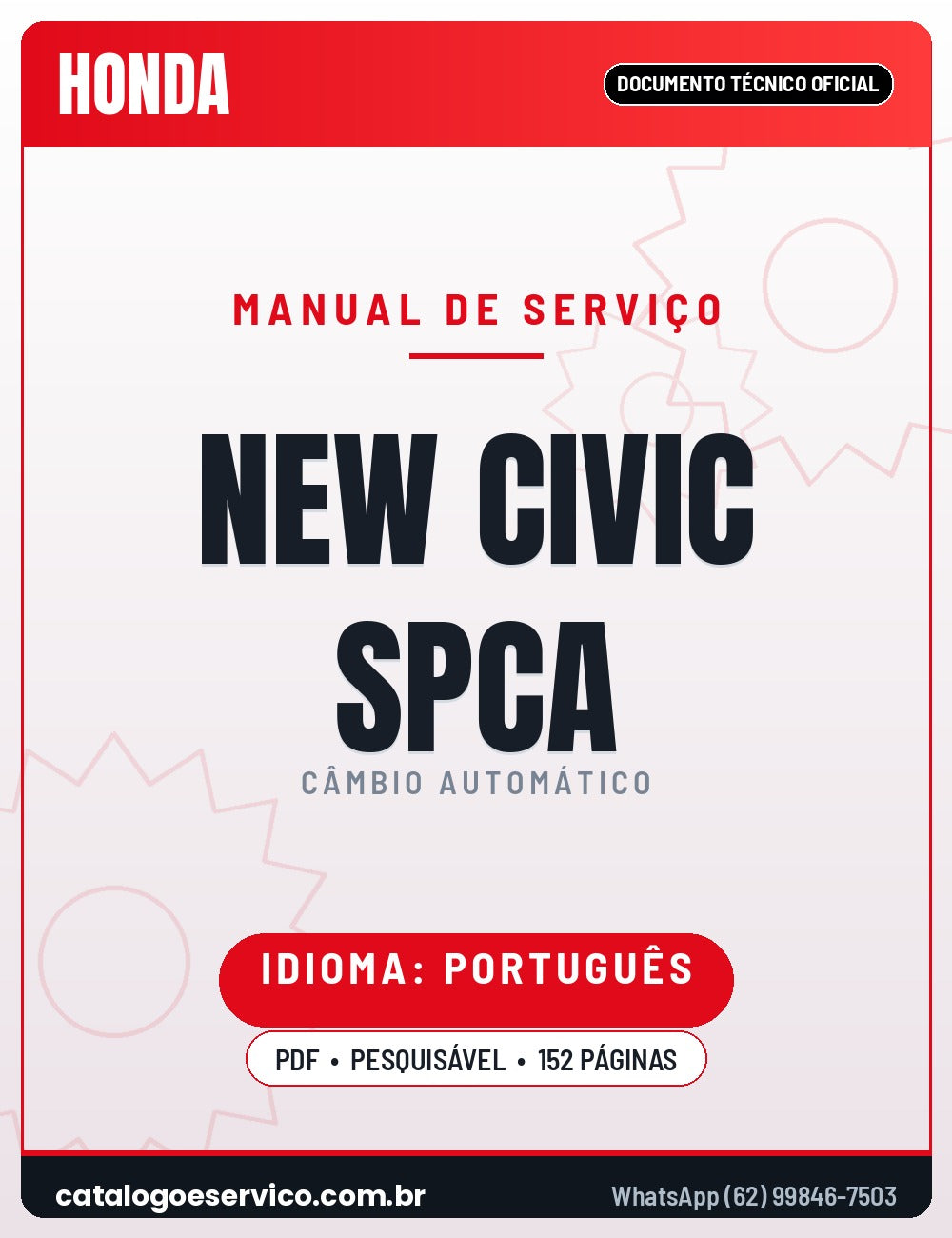 Manual de Serviço Honda New Civic - Câmbio Automático SPCA
