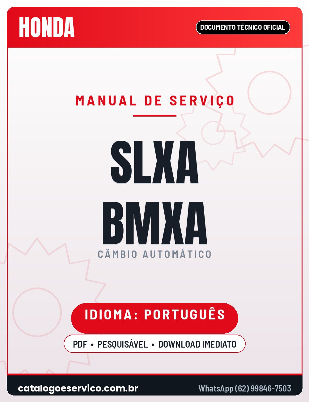 Manual de Serviço HONDA SLXA BMXA