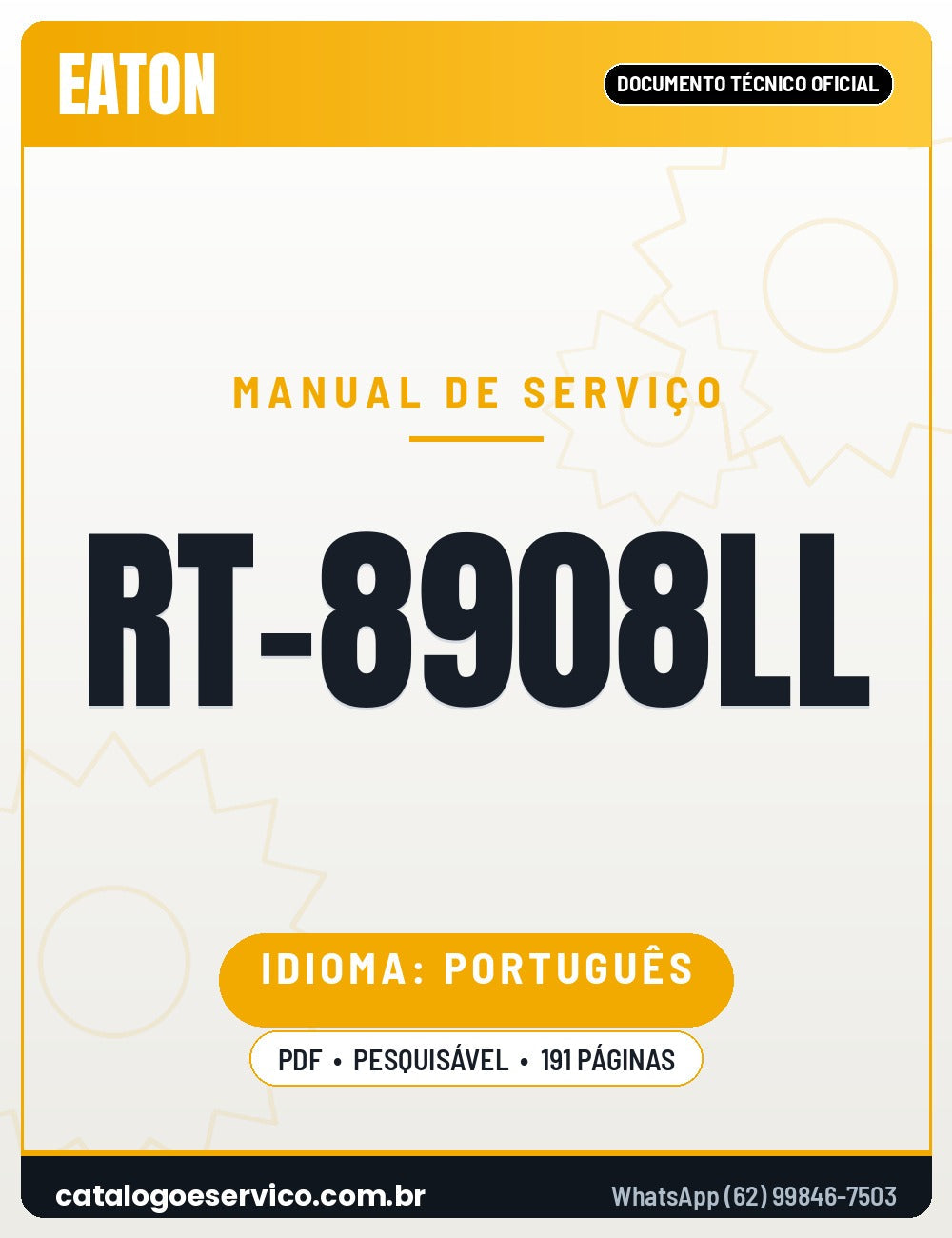 Manual de Serviço EATON RT-8908LL