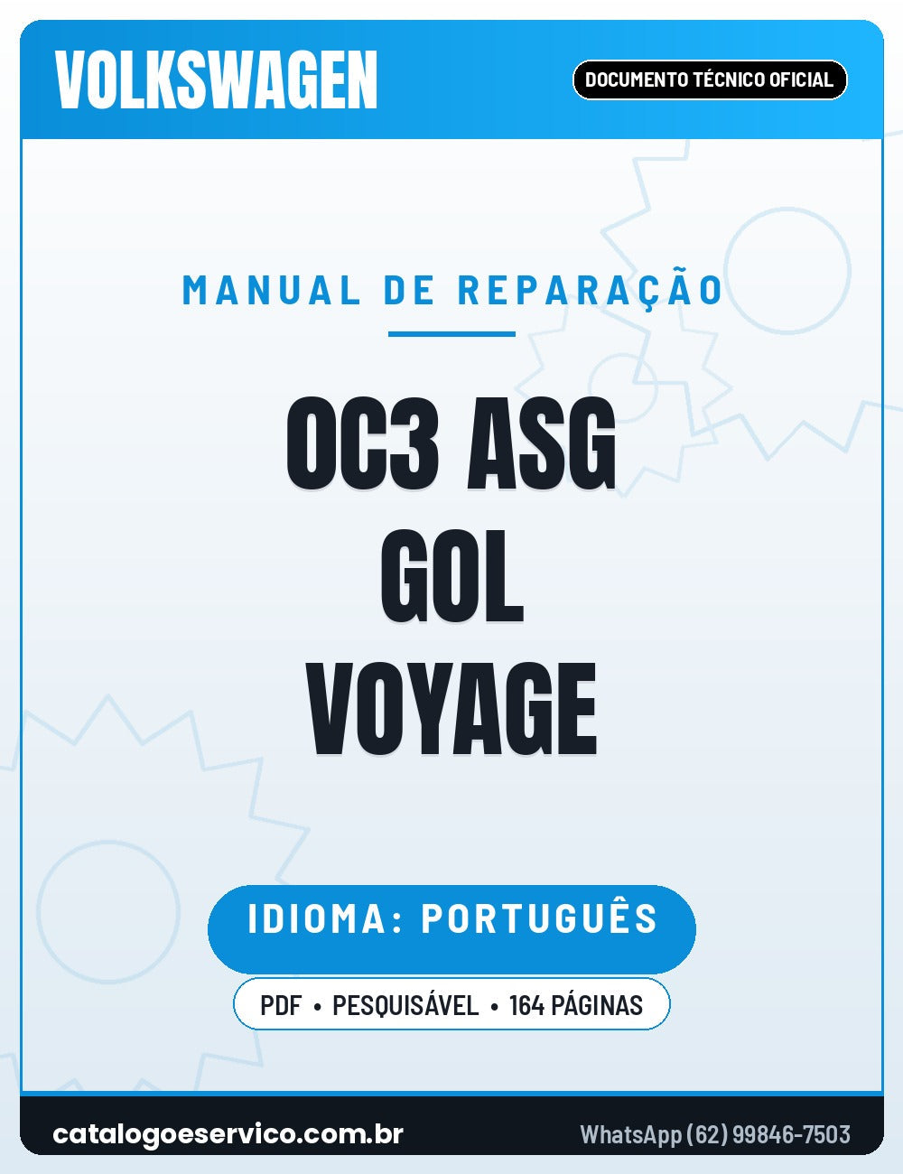Capa - Manual de Reparação Volkswagen VW OC3 - Transmissao automatizada