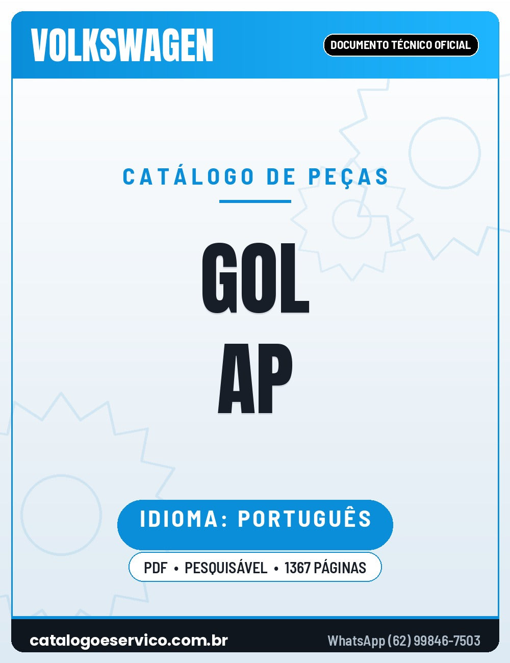 Catálogo de Peças VOLKSWAGEN GOL AP