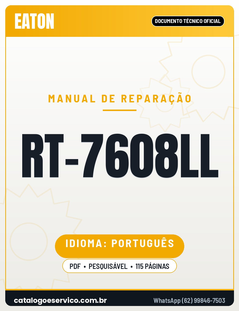 Manual de Reparação EATON RT-7608LL