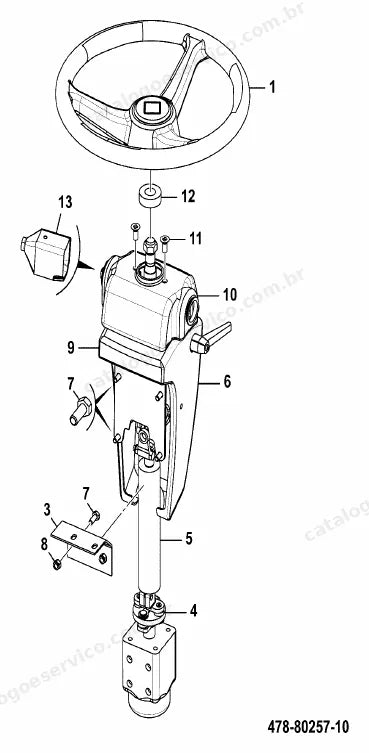 Catálogo de peças JCB Fastrac 2140 — vista explodida 4 de 4