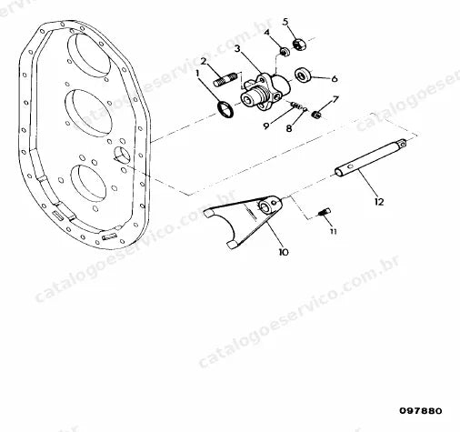 Catálogo de peças JCB 415 — vista explodida 2 de 4