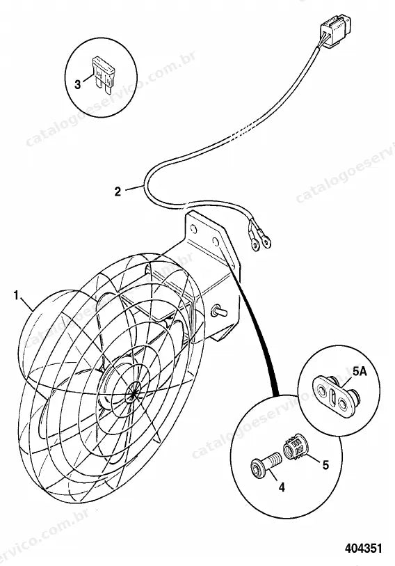Catálogo de peças JCB 507-42 — vista explodida 4 de 4