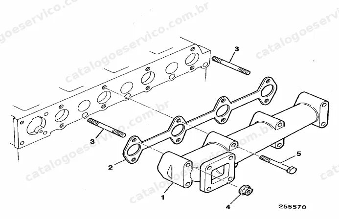 Catálogo de peças JCB Robot 160 — vista explodida 3 de 4