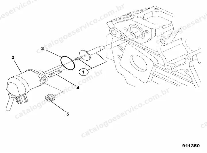 Catálogo de peças JCB VMT260 — vista explodida 1 de 4