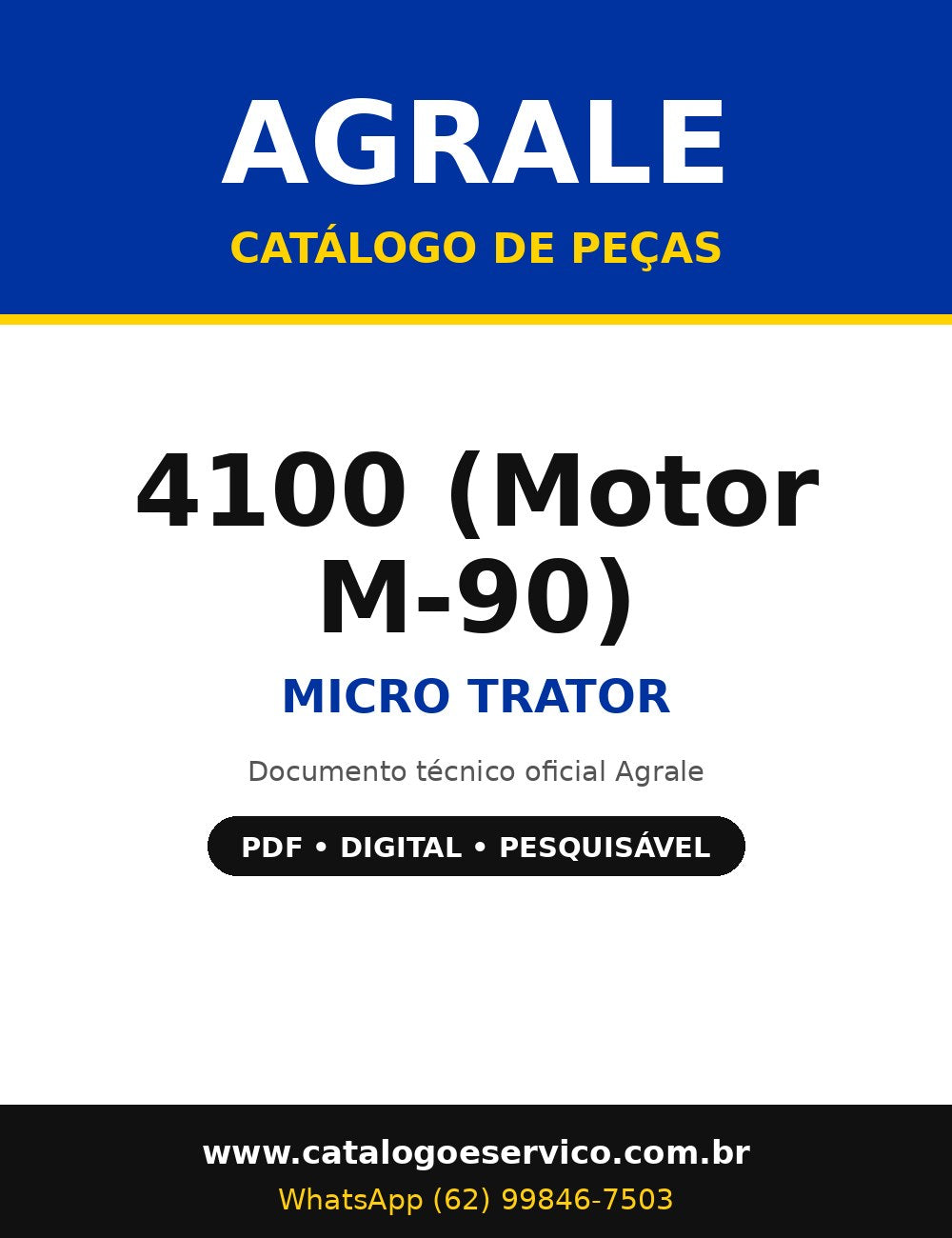 Catálogo Agrale 4100 Motor M-90