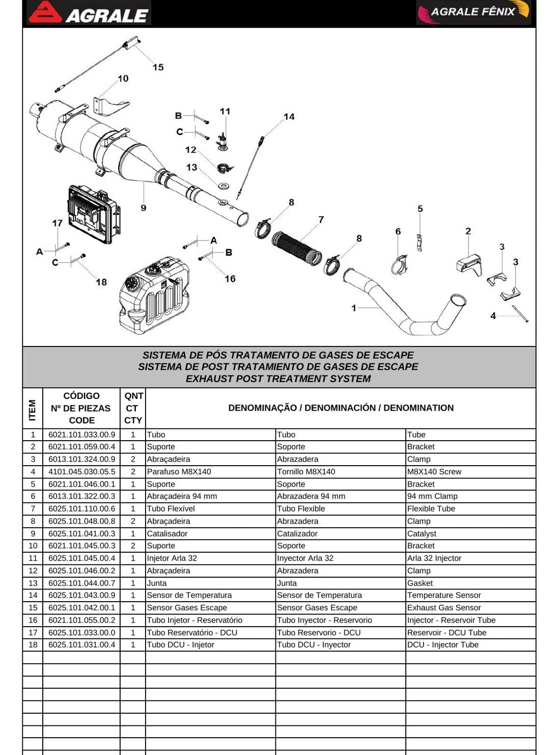 Catálogo de Peças Agrale Chassi MA 15.0 - 4.8H Rural - Ônibus - página 2