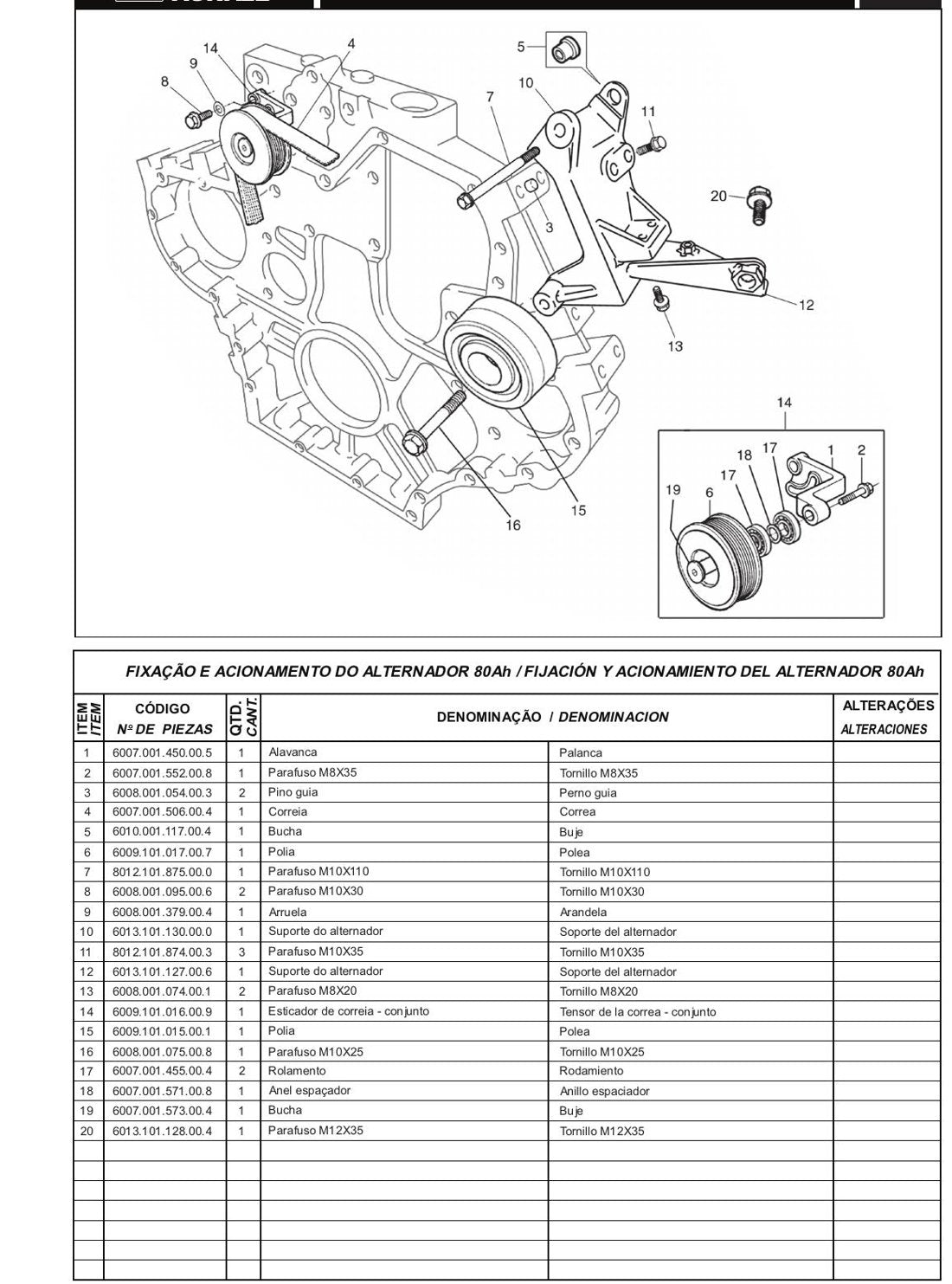 Catálogo de Peças Agrale Chassi MA 7.5 TCE - Ônibus - página 3